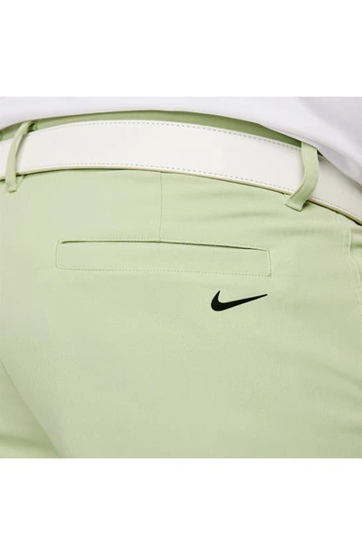 Shop Nike Dri-fit 8-inch Water Repellent Chino Golf Shorts In Honeydew/ Black