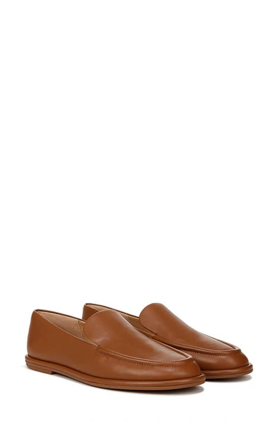 Vince Sloan Lambskin Slip-on Loafers In Sequoiabrown