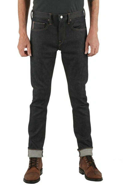 Shop Hiroshi Kato The Scissors Slim Tapered 14-ounce Stretch Selvedge Jeans In Indigo Raw