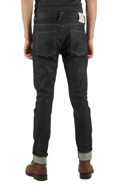 Shop Hiroshi Kato The Scissors Slim Tapered 14-ounce Stretch Selvedge Jeans In Indigo Raw