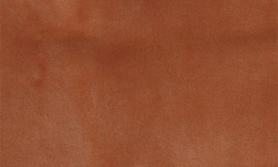 Maniere Floral Collar Cotton Blend Velour Footie In Caramel