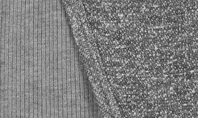 Shop Maniere Tweed Wrap Footie In Grey