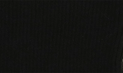 Shop Maniere Kids' Noovel Houndstooth Knit Turtleneck Sweater & Overalls Set In Black