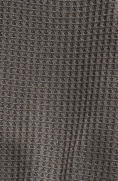 Shop Maniere Waffle Knit Long Sleeve Top & Joggers Set In Grey