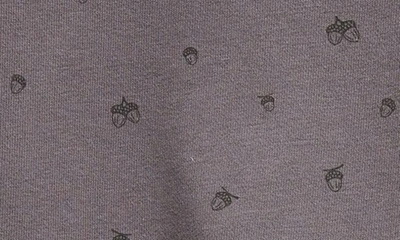 Shop Maniere Kids' Acorn Print Sweatshirt & Joggers Set In Grey