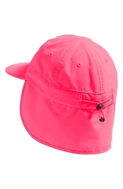Shop The North Face Kids' Class V Sunshield Hat In Poppy Wavy Brand Proud Phantom