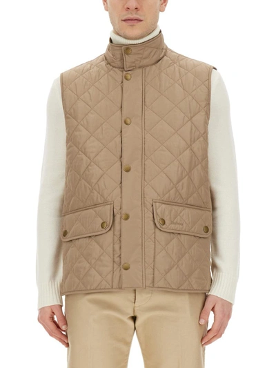 Shop Barbour Quilted Vest In White