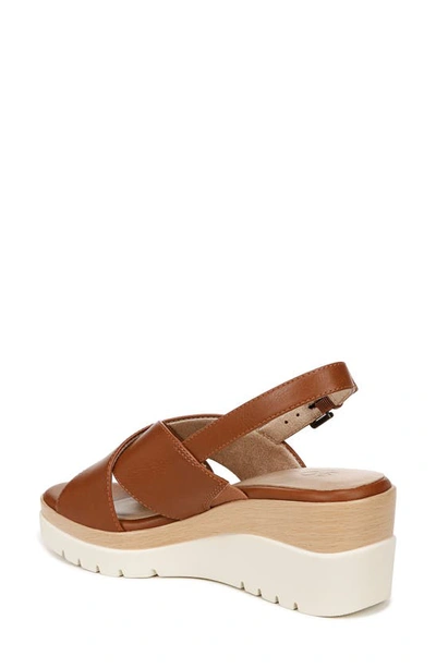 Shop Soul Naturalizer Goodtimes Slingback Sandal In Mid Brown Faux Leather