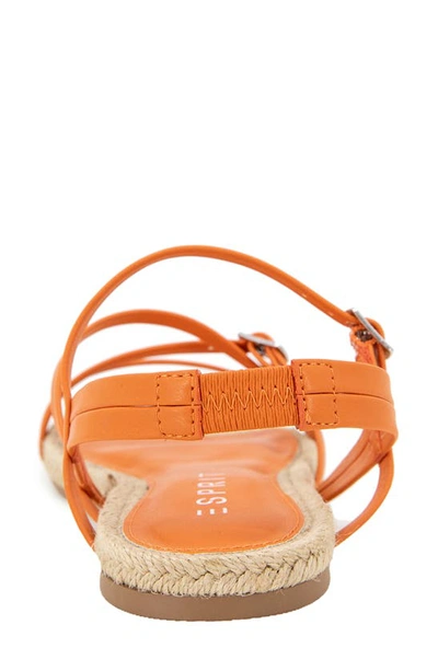 Shop Esprit Evan Jute Wrapped Sandal In Clementine