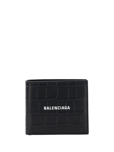 Shop Balenciaga Wallets In Black
