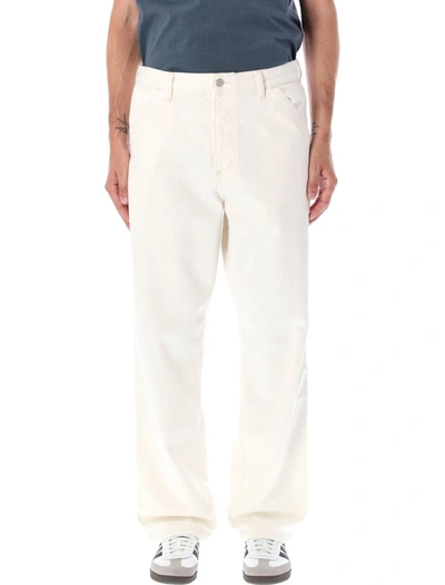 Shop Carhartt Wip Single Knee Jeans In White Rinsed