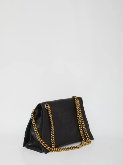 Shop Balenciaga Crush Medium Bag In Black