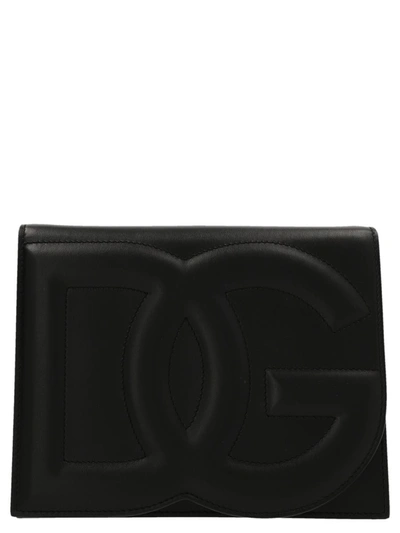 Shop Dolce & Gabbana Logo Crossbody Bag In Black