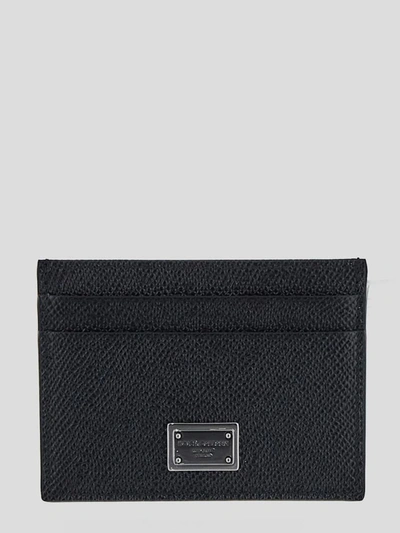Shop Dolce & Gabbana Dolce&gabbana Card Holder In Black