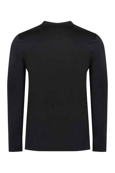 Shop Ea7 Emporio Armani Long Sleeve T-shirt In Black