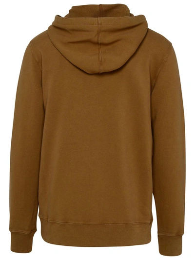 Shop Golden Goose Brown Cotton Sweatshirt