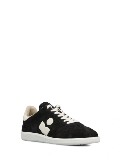 Shop Isabel Marant Sneakers In Faded Black/ecru