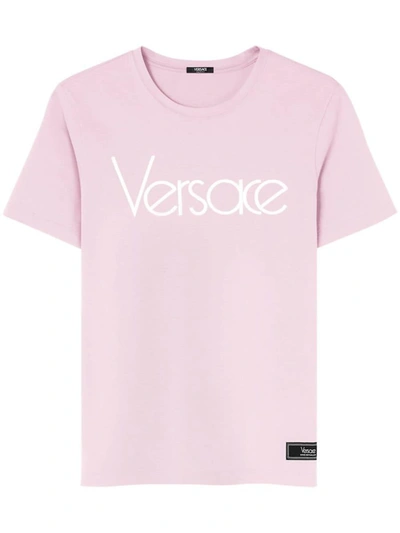 Shop Versace Top In Pink