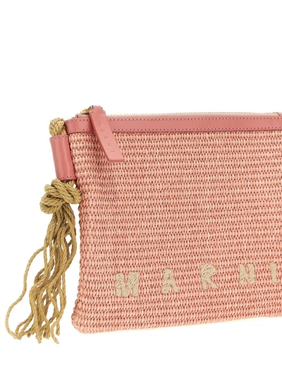 Shop Marni 'marcel Summer Bag' Crossbody Bag In Pink