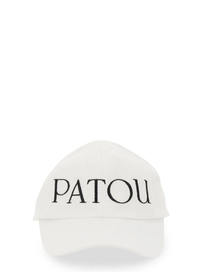 Shop Patou Baseball Hat With Logo In White