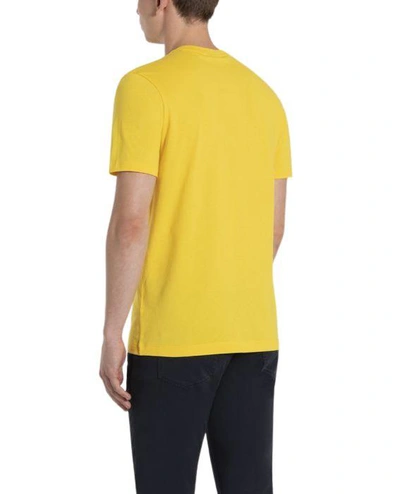 Shop Paul & Shark T-shirt In Yellow & Orange