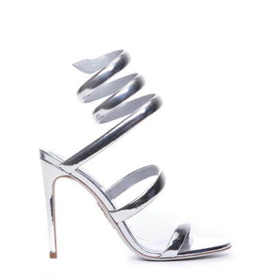 Shop René Caovilla With Heel In Silver