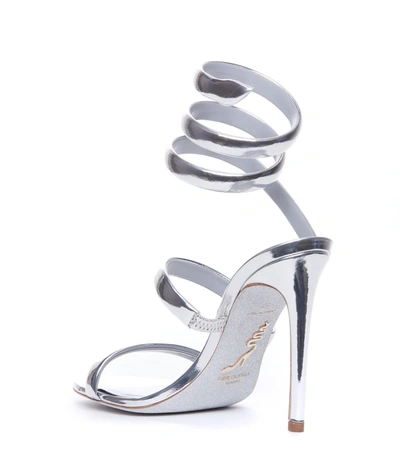 Shop René Caovilla With Heel In Silver