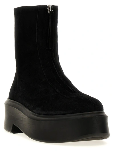 Shop The Row 'zipped Boot' Ankle Boots In Black