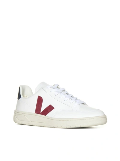 Shop Veja Sneakers In Extra-white_marsala_nautico