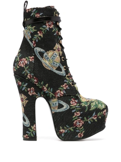 Shop Vivienne Westwood Boots In Multicolour