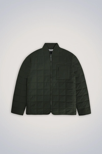 Shop Rains Giron Liner Jacket In Green