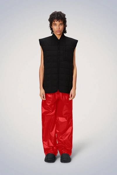 Shop Rains Giron Liner Vest In Black
