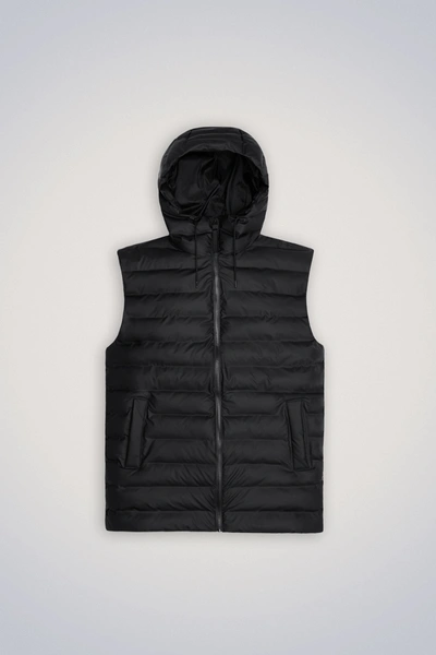 Shop Rains Lohja Puffer Vest In Black