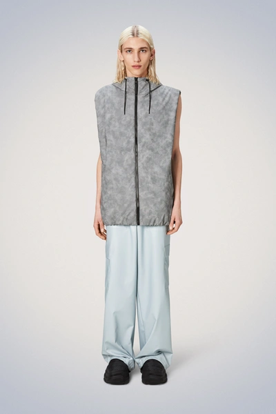 Shop Rains Lohja Vest In Distressed Grey