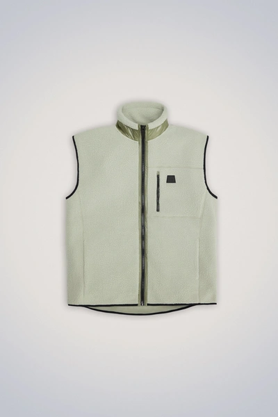 Shop Rains Yermo Fleece Vest In Earth