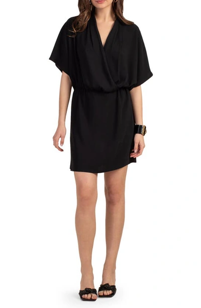 Shop Trina Turk Concourse Dolman Sleeve Dress In Black