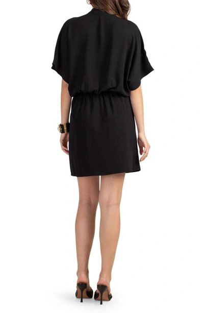 Shop Trina Turk Concourse Dolman Sleeve Dress In Black
