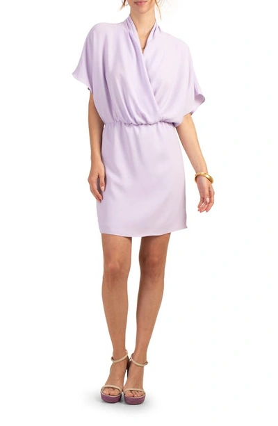 Shop Trina Turk Concourse Dolman Sleeve Dress In Lilac Breeze