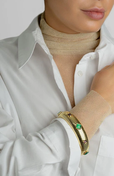 Adornia 14k Gold Plate Bangle In Gold