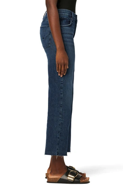 Shop Hudson Rosie Raw Hem High Waist Ankle Wide Leg Jeans In Lakeside