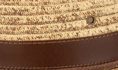 San Diego Hat Leather Band Fedora Hat In Toast