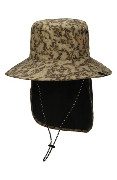 Shop San Diego Hat Outdoor Bucket Hat With Neckflap In Camo