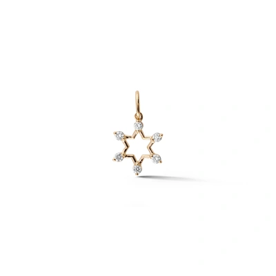 Shop Dana Rebecca Designs Drd Pointed Star Of David Charm In Yellow Gold