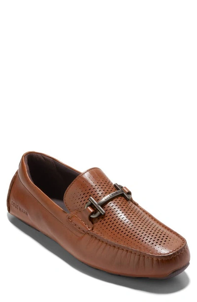 Shop Cole Haan Grand Laser Bit Driver In Ch British Tan / Ch Java