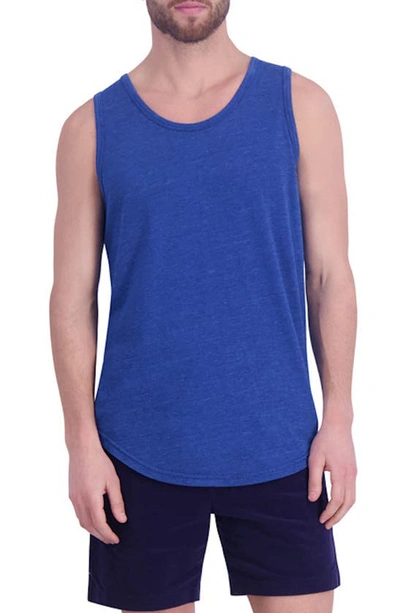Shop Goodlife Scallop Tank In Lapis Blue