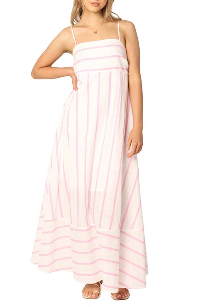 Petal And Pup Petal & Pup Seville Stripe Maxi Dress In Pink Stripe