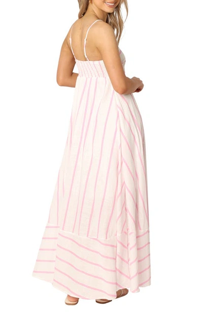 Petal And Pup Petal & Pup Seville Stripe Maxi Dress In Pink Stripe
