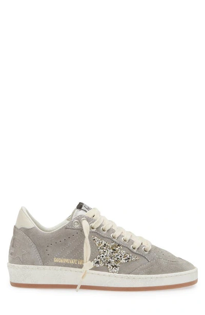 Golden Goose Ball Star Low Top Sneaker In Grey