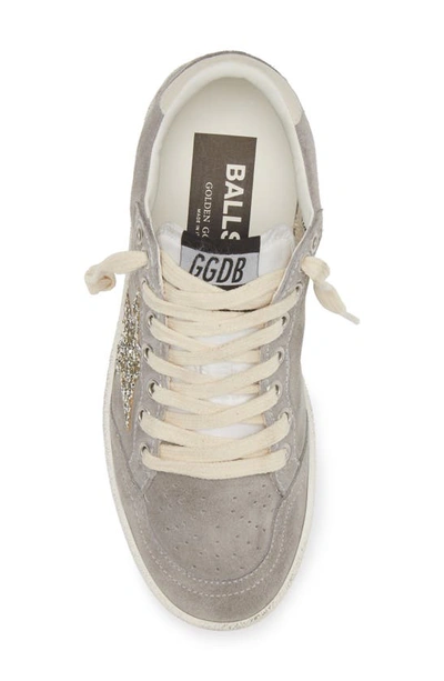 Golden Goose Ball Star Low Top Sneaker In Grey
