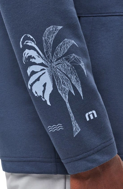 Travis Mathew Palm Hoodie In Total Eclipse